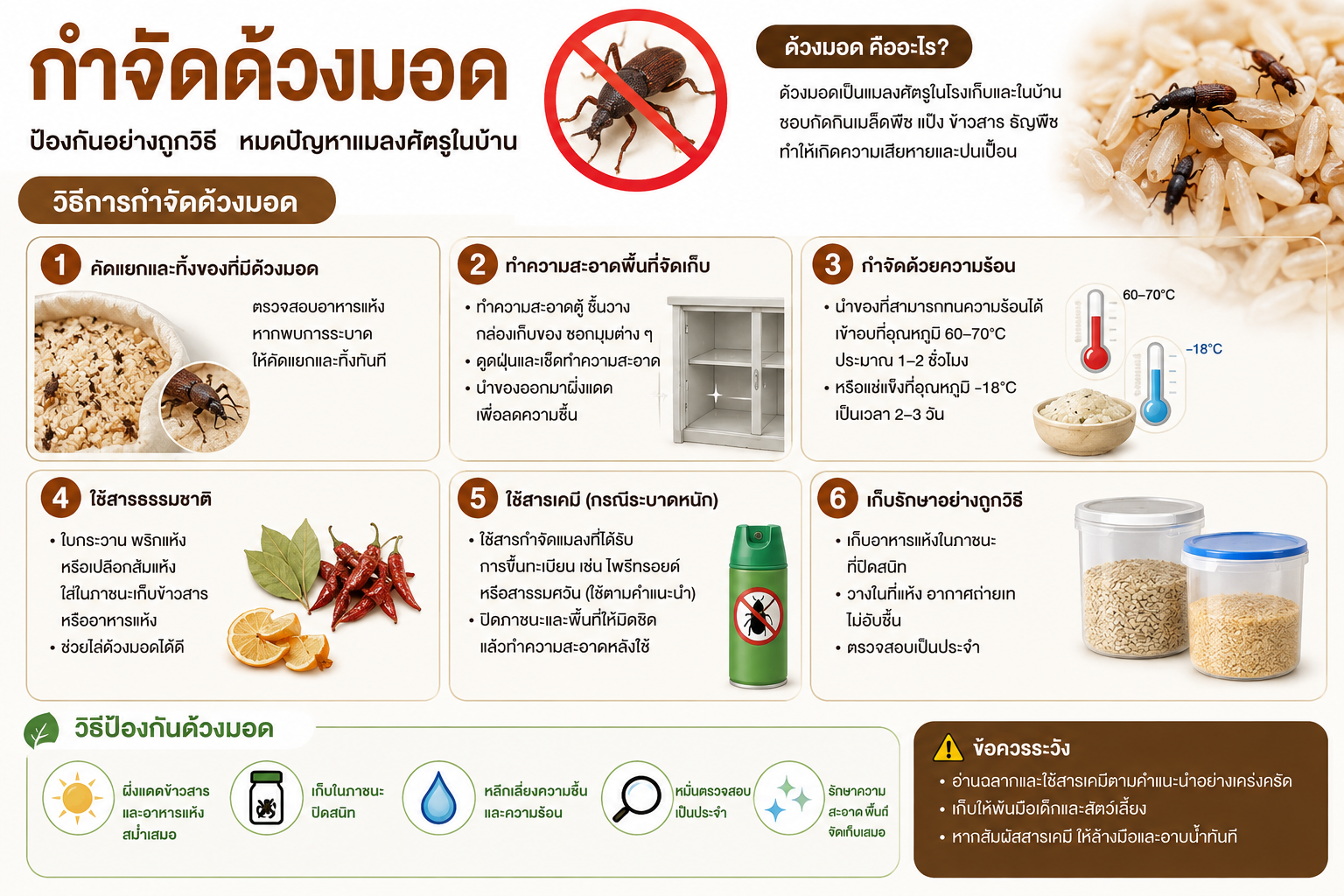 กำจัดด้วงมอด